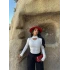 Beyaz Yaka Pencereli Dik Yaka Crop