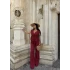 Bordo Elina Dokulu Keten Takım