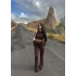 Kahve Auris Büzgülü İkili Takım