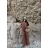 Kahve Yanları Bağlamalı Çilek Takım
