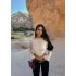 Krem İspanyol Kol Fitilli Crop