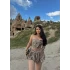 Leopar Etekli Üçlü Takım
