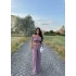 Lila Bel Lastikli Aerobin Takım