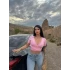 Pembe Kruvaze Crop