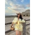 Sarı Çilek Kimono İkili Takım