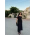 Siyah Askılı Elegant Elbise