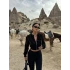 Siyah Bambu Korse Kürk