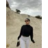 Siyah Dik Yaka Selanik Sweat
