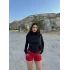 Siyah Fermuarlı Scuba Ceket