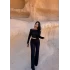 Siyah Madonna Yaka Bubble Takım