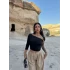 Siyah Tek Omuz Tokalı Bluz