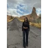 Siyah Yüksek Bel İspanyol Tayt