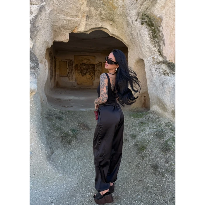 Saten Şalvar Pantolon