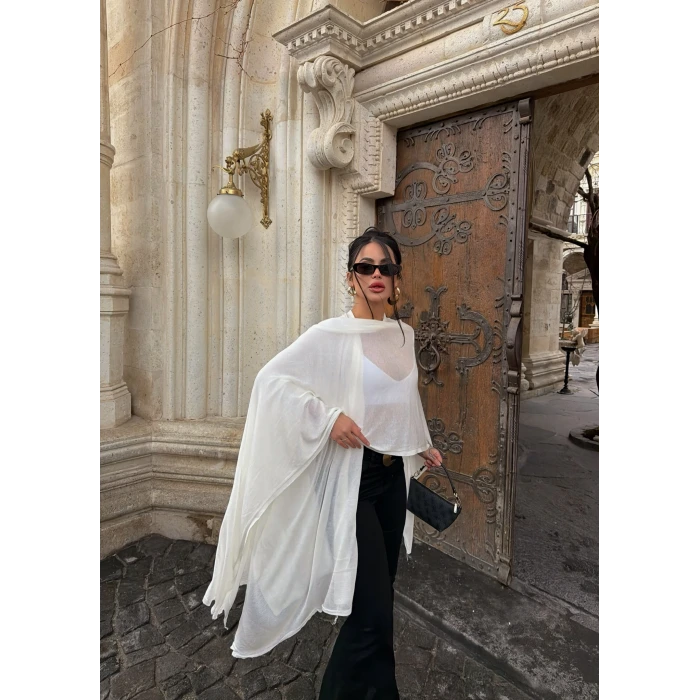 Beyaz Vorteks Triko Panço