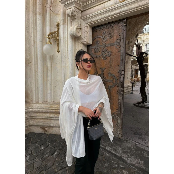 Beyaz Vorteks Triko Panço