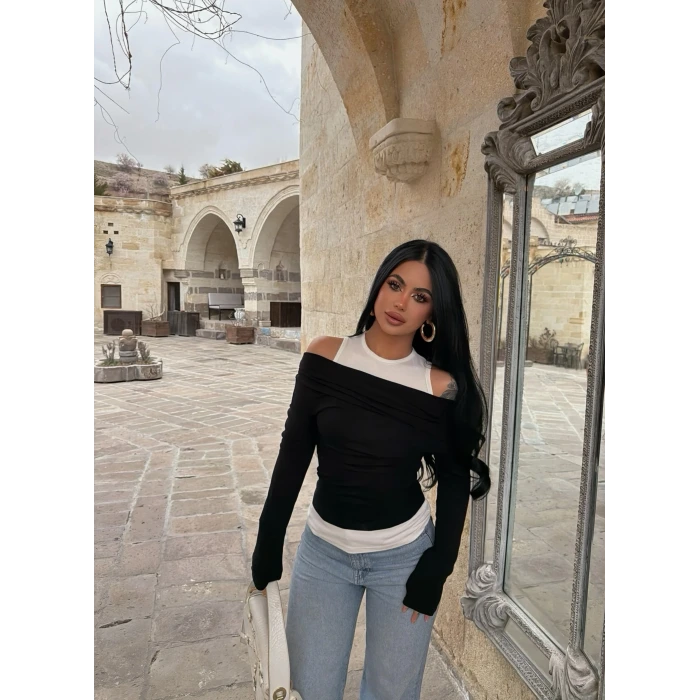 Siyah Çilek İkili Badi Takım