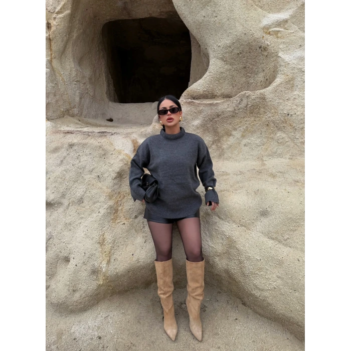 Antrasit Dik Yaka Basic Kazak