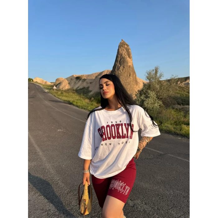 Bordo Brooklyn İkili Takım