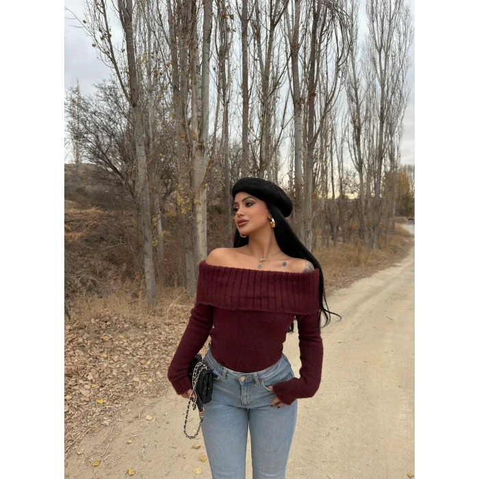 Bordo Madonna Triko Crop