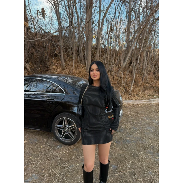 Siyah Simli Ottoman Elbise