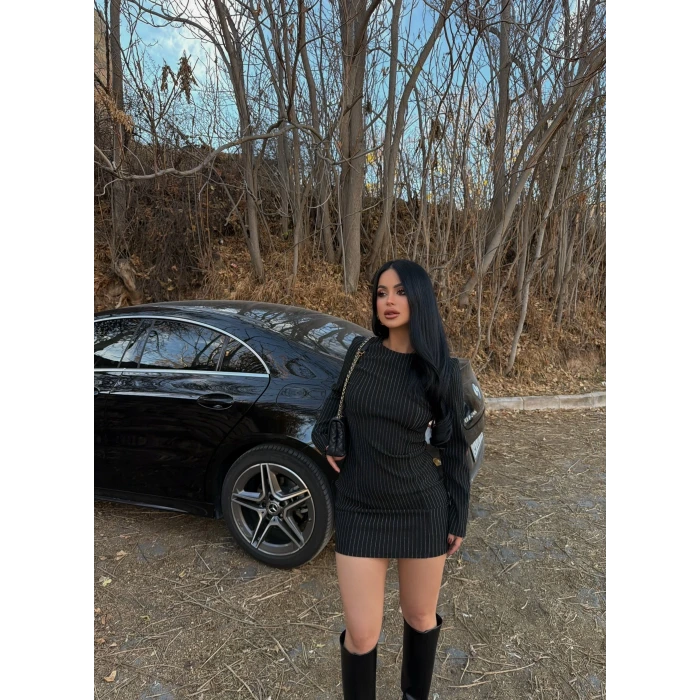 Siyah Simli Ottoman Elbise