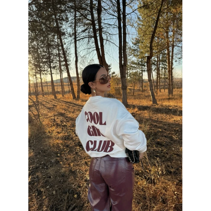 Cool Sırt Baskı Sweat