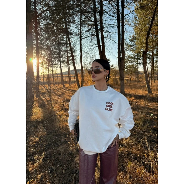 Cool Sırt Baskı Sweat