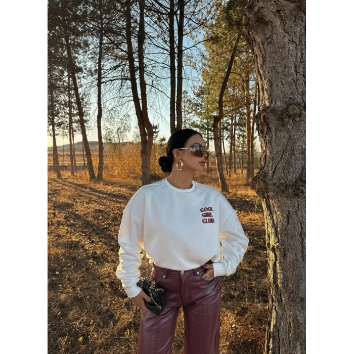 Cool Sırt Baskı Sweat