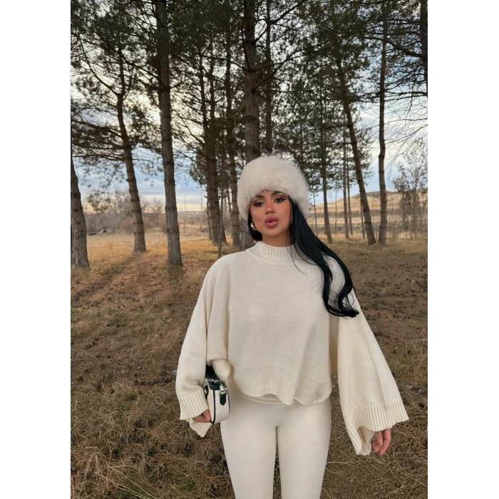 Ekru Reglan Kol Yarasa Kazak