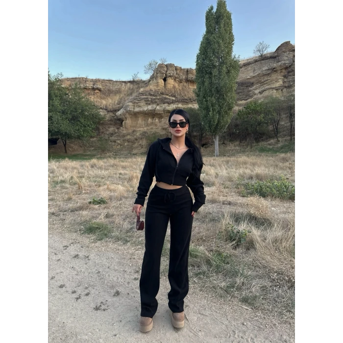 Fermuarlı Eşofman İkili Takım