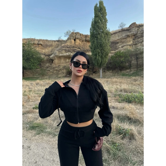 Fermuarlı Eşofman İkili Takım