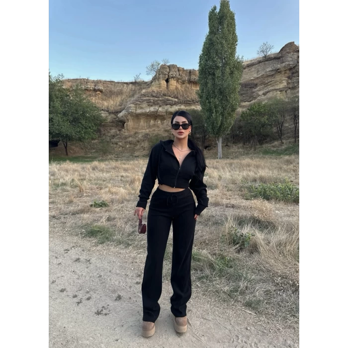 Fermuarlı Eşofman İkili Takım