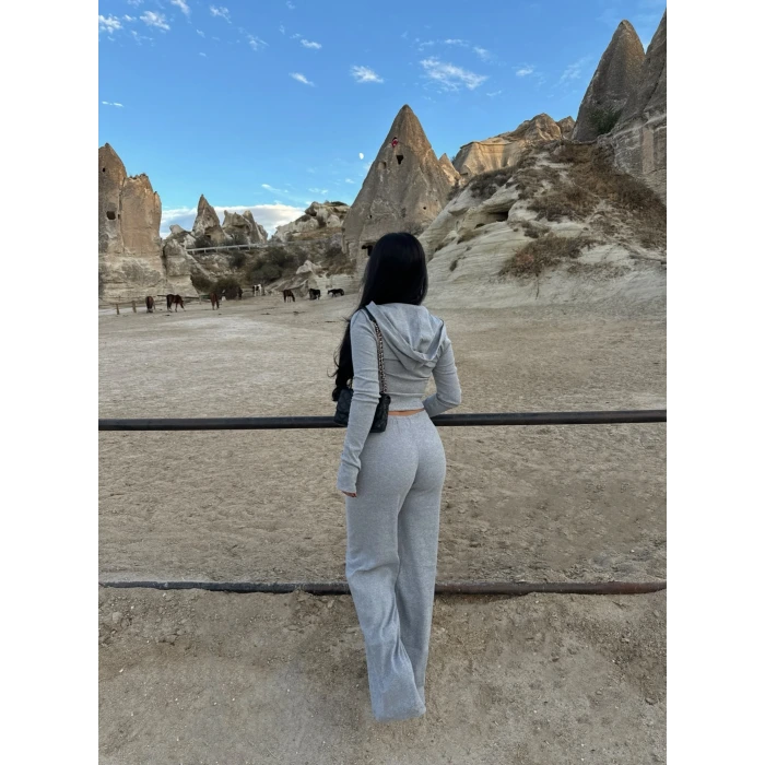 Gri Fermuarlı Kaşkorse Takım