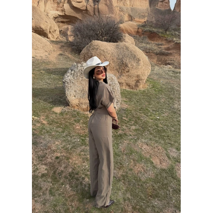 Haki Safari Kemerli Tulum