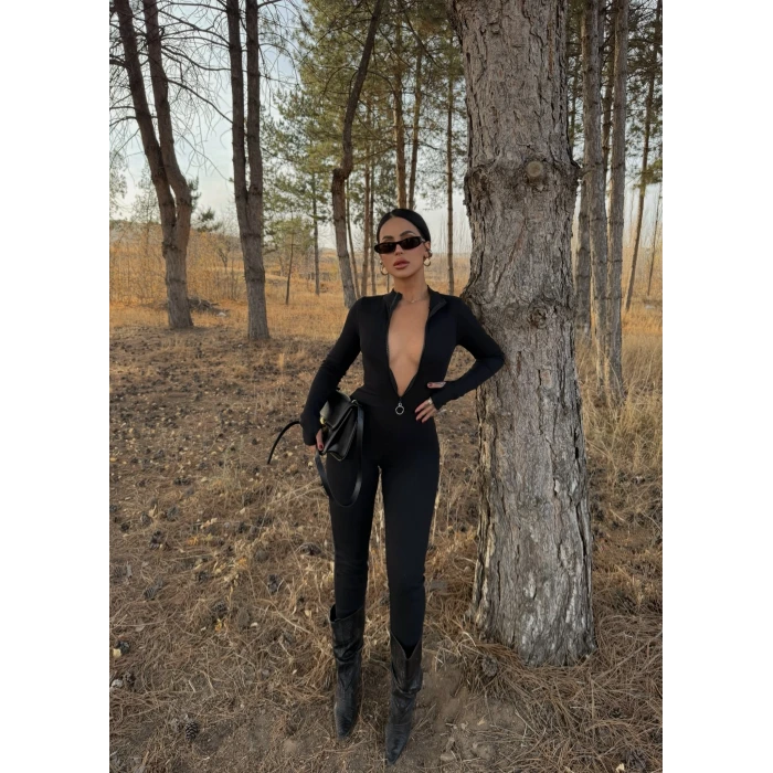 Halka Fermuarlı Kaşkorse Tulum