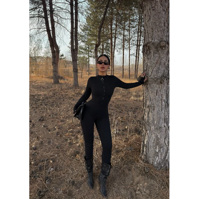 Halka Fermuarlı Kaşkorse Tulum