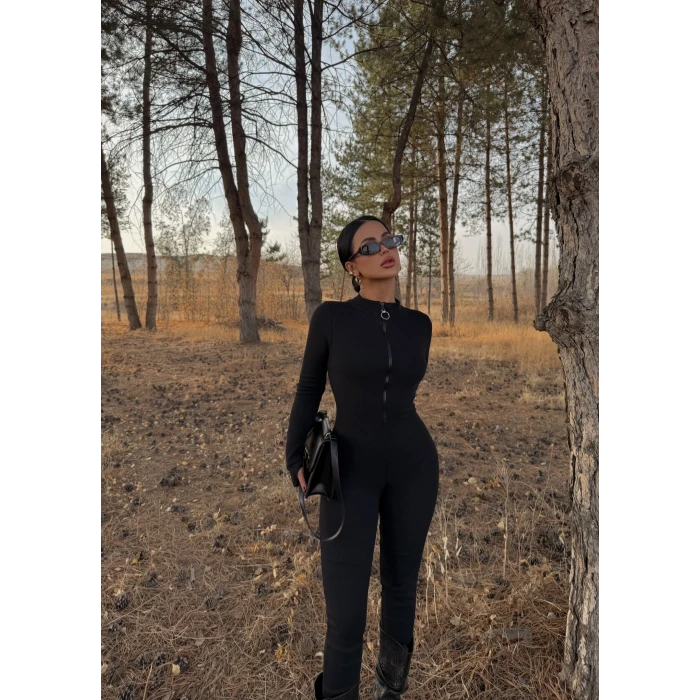 Halka Fermuarlı Kaşkorse Tulum