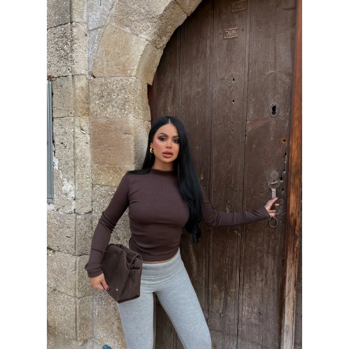 Kahve Balıkçı Kaşkorse Triko