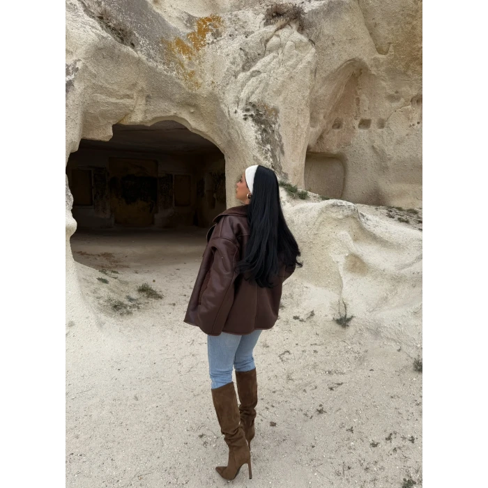 Kahve Biyeli Lamine Mont