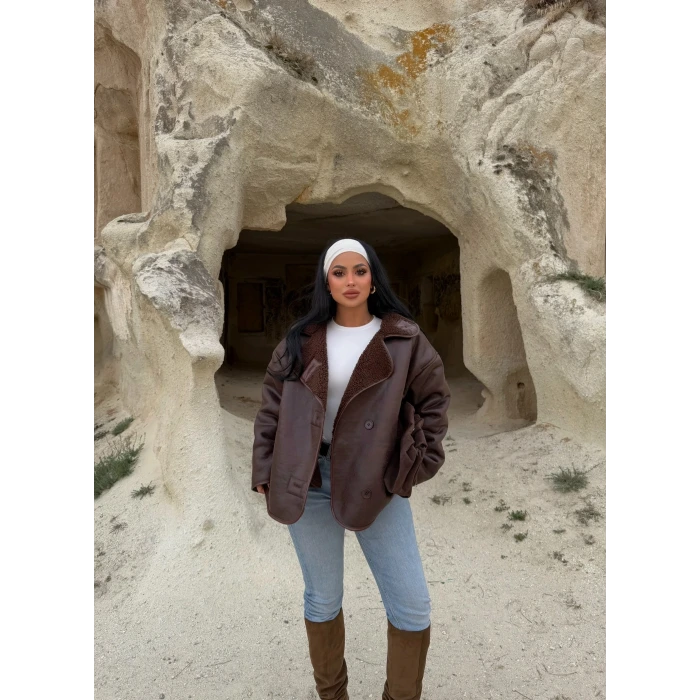 Kahve Biyeli Lamine Mont