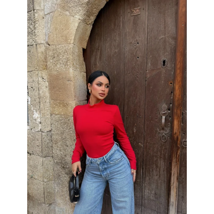 Kırmızı Balıkçı Kaşkorse Triko