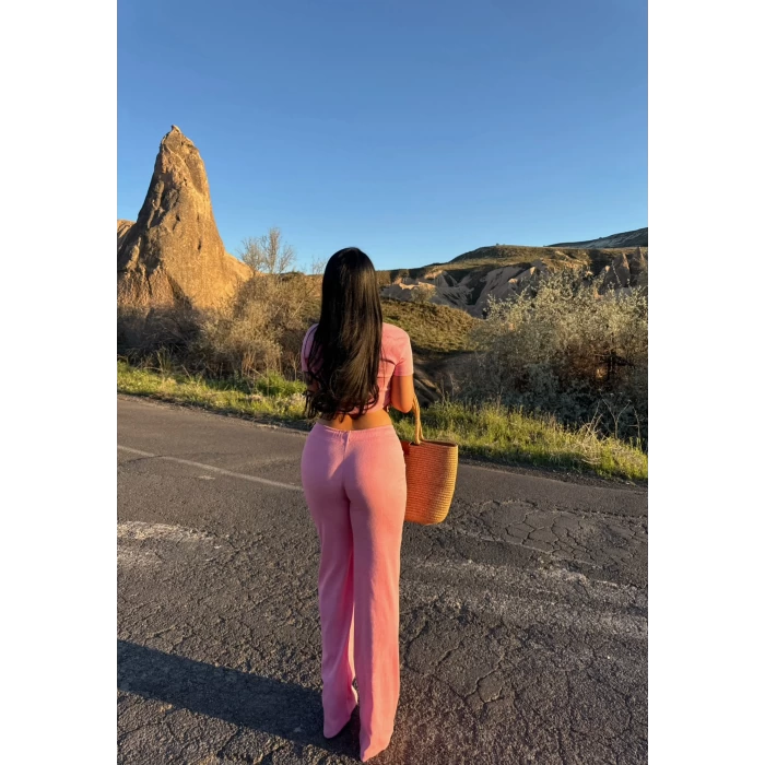Pembe Basic Kaşkorse İkili Takım