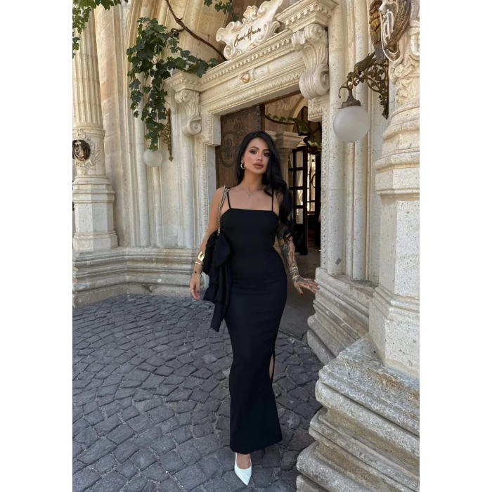 Siyah Bolerolu Ottoman İkili Takım