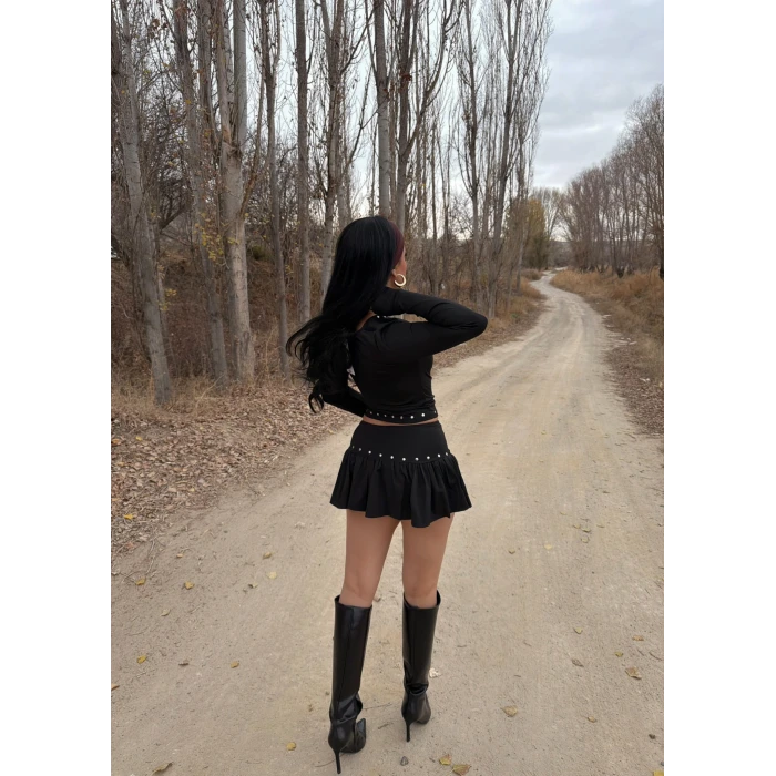 Siyah Droplu Manifest Takım