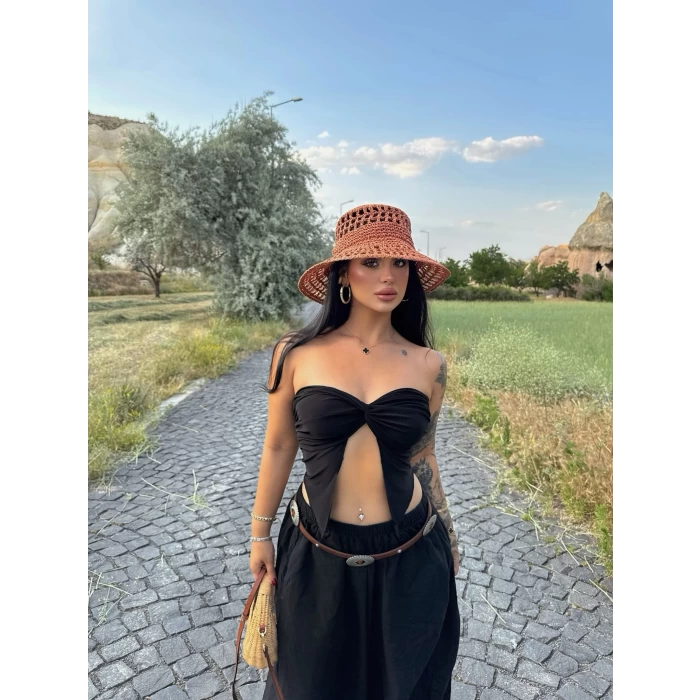 Siyah Kelebek Büstiyer