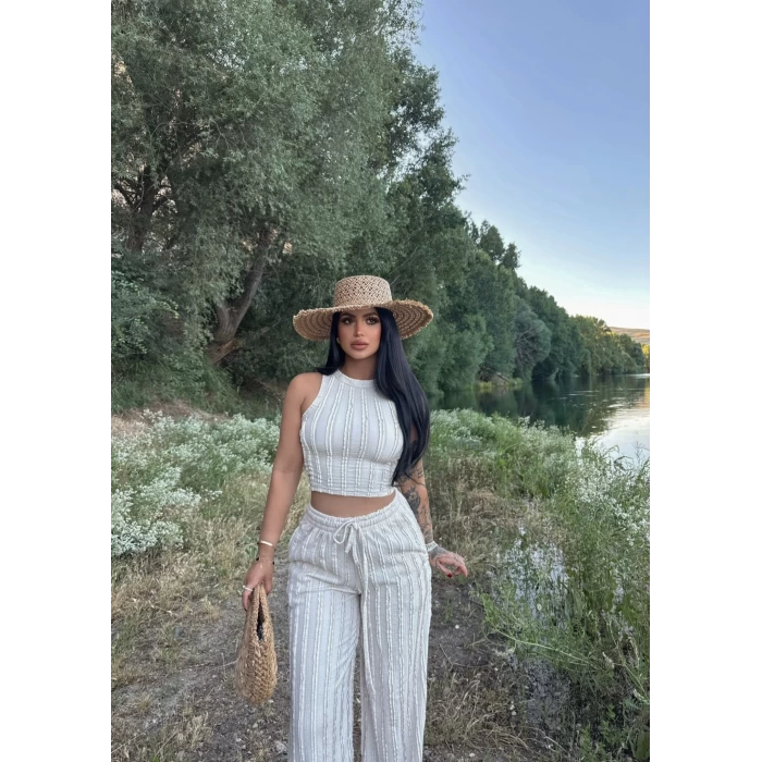 Taş Halter Fitilli İkili Takım