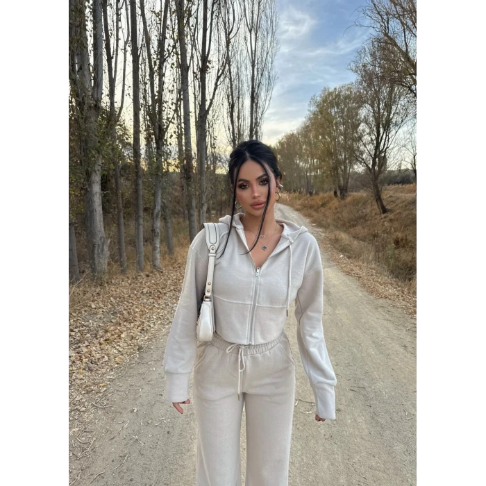 Taş Selanik Kapşonlu Takım