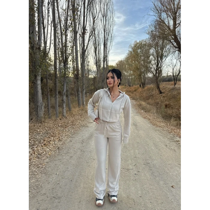 Taş Selanik Kapşonlu Takım