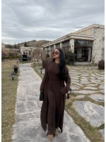 Kahve Üçlü Sandy Basic Takım