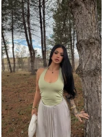Yeşil Boyundan Geçmeli Basic Crop